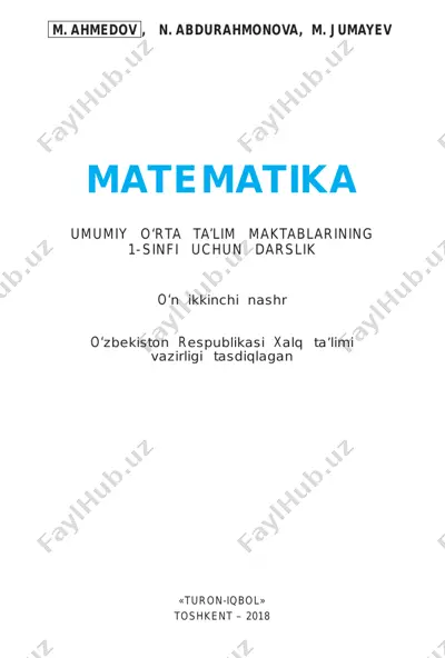 matematika_1_uzb — PDF