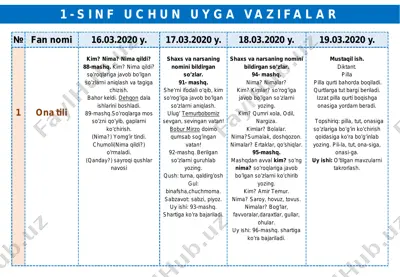 @yosh_ustozlar 1 sinf uyga vazifa — PDF