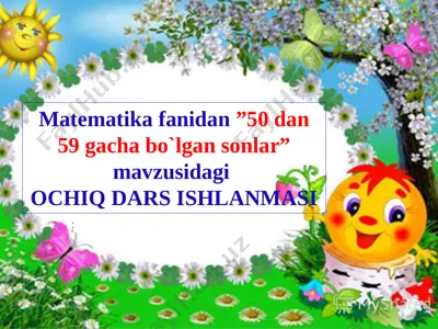 matematika_fanidan_”50_dan_59_gacha — PPTX
