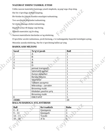 oʻtoʻs_3_12-nazorat-ishi-oʻqituvchi-uchun — DOCX