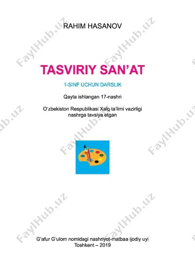 2019_tasviriy-sanat-ozbek tilida_@talim_obrazovaniye — PDF