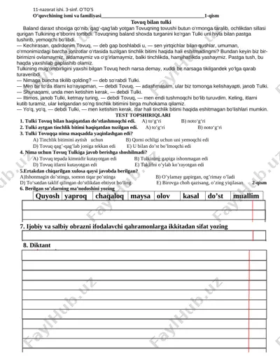 oʻtoʻs_3_11-nazorat-ishi — DOCX