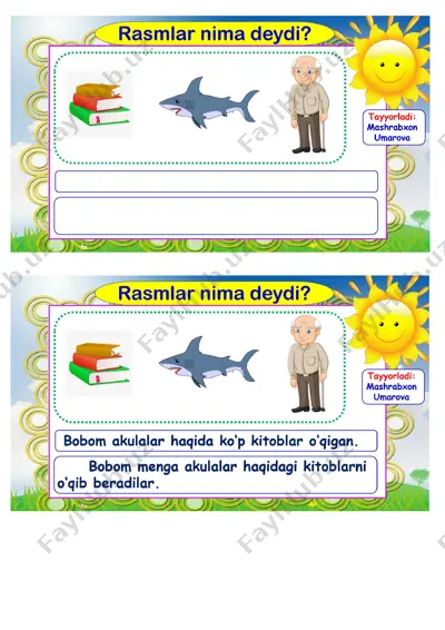 rasmlar nima deydi — PDF