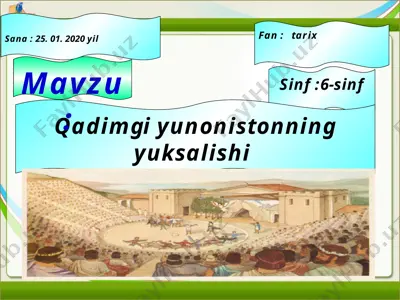 qadimgi_yunoniston(4) [vosstanovlen] — PPTX