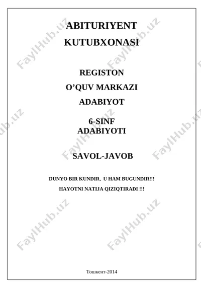 6-adab savol javob — DOCX