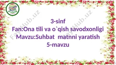 3-s.suhbat matni yaratish.5-d — PPTX