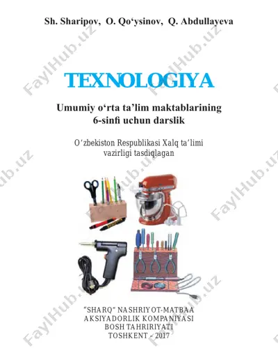 tehnologiya 6-sinf — PDF