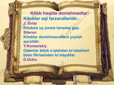 kitob sodiq do'st — PPTX