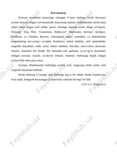 ona tili 6-sinf diktant — DOCX