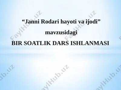 janni rodari — PPTX