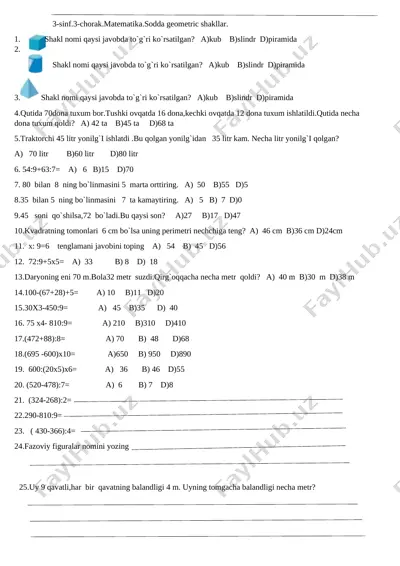 3-s.matematika.ona tili va o`qish savodxonligi.test.3-ch — DOCX