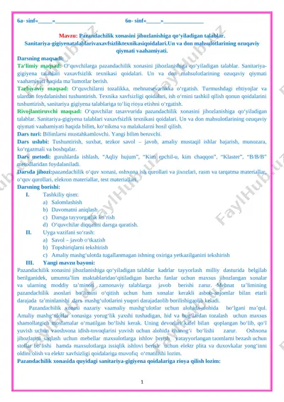 6-sinf kiz-tayyor — DOCX