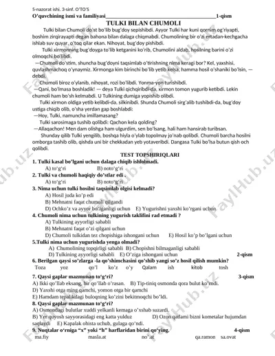 oʻtoʻs_3_5-nazorat-ishi — DOCX