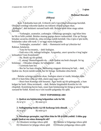 oʻtoʻs_3_2-nazorat-ishi — DOCX