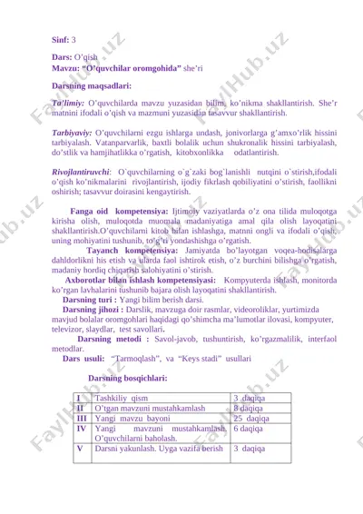 xalq ta'limi . dars — DOCX
