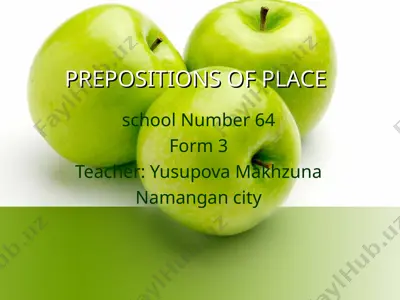 prepositionsofplace — PPT