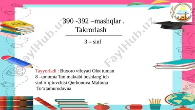 3-sinf ona tili — PPTX