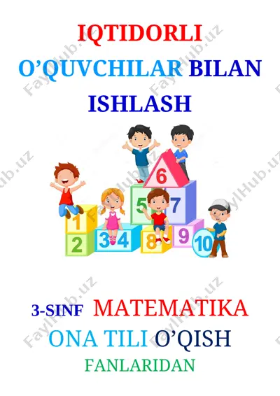 3-sinf iqtidorli o'quvchilar bilan ishlash 2021 — DOCX