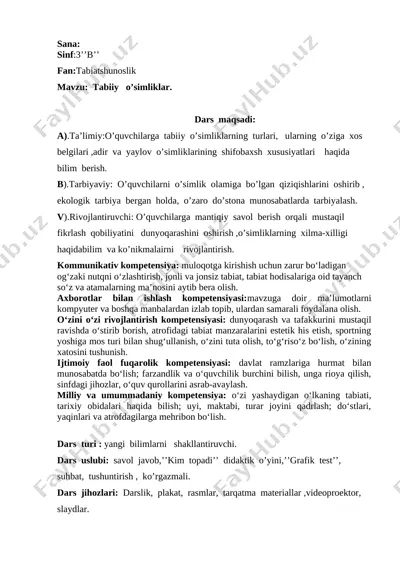 33- maktab.3-4-sinf tabiatshunoslik — DOCX