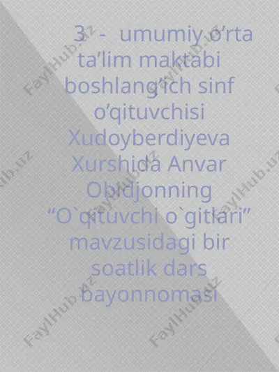 o`qish — PPTX