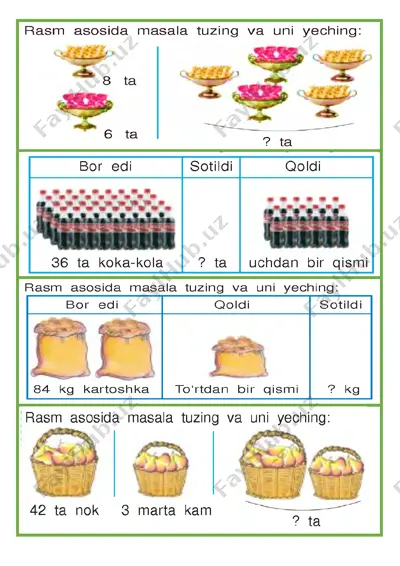 3-sinf tarqatma materiallar — DOCX