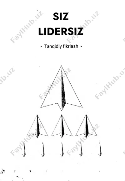 siz lidersiz. tanqidiy fikrlash — PDF