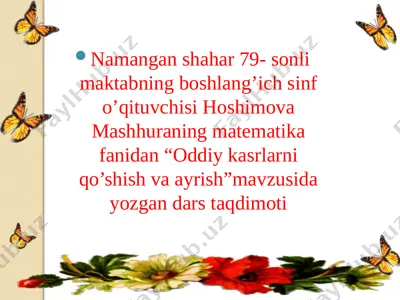 matematika_ochiq_dars — PPTX