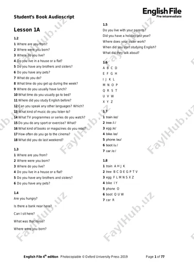 english_file_4th_edition_pre_intermediate_sources — ZIP
