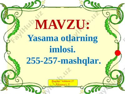 255-256-mashq — PPTX