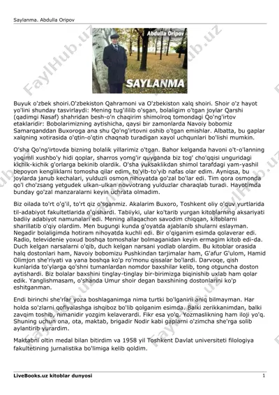 @uz_baza abdulla_oripov_tanlangan_asarlar_sheʼrlar — PDF