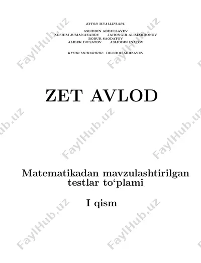zet avlod i qism ( demo ) — PDF