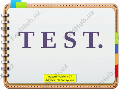 02.22. matem test — PPTX