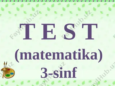 2-chorak test — PPTX