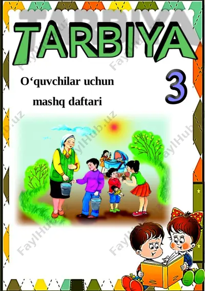 3-sinf tarbiya mashq daftari — DOCX