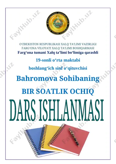 son so‘z turkumi — DOCX