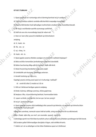 @tilshunoslar_uchun ot so'z turkumi — DOCX
