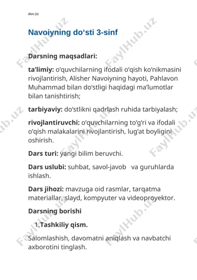 3_sinf_navoiyning_dosti_mavzusida_da — DOCX