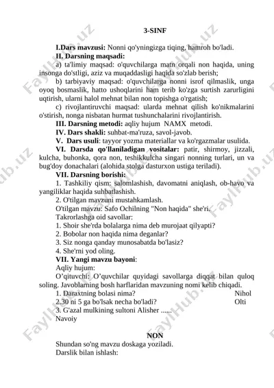 3nonni qo'yningizga tiqing, hamroh bo'ladi. — DOCX