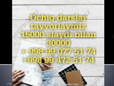 3 sinf ona tili sifat so'z turkumini o'tish uchun — PDF