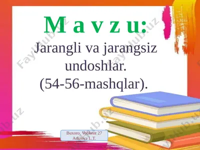 54-56-mashqlar. 3-sinf — PPTX