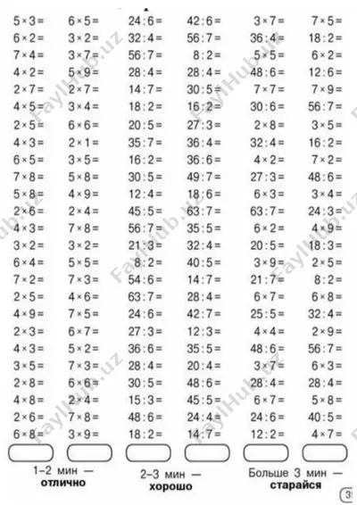 3-sinf o'quvchilari uchun tarqatma t.me — DOCX