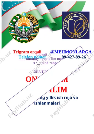 3_sinf_oona_tilim_jon_dilim_2021_2022_yilto'garak_34_soatlik_3 — DOCX