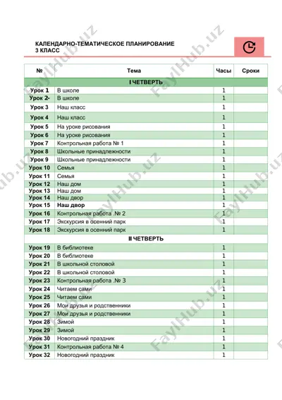 rus tili 3-sinf — PDF