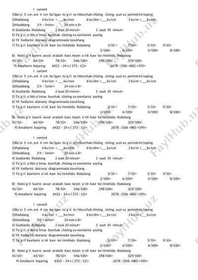 nazorat ishi 16 — DOCX
