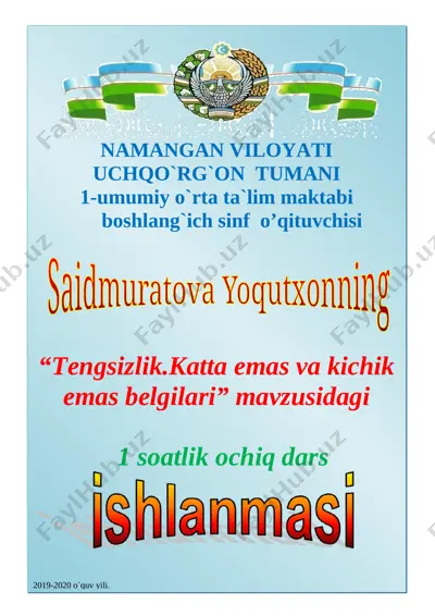 dars ishlanma 222 — DOC
