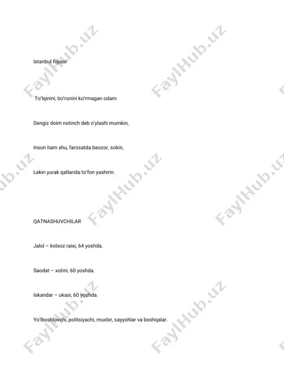 istanbul fojiasi — PDF