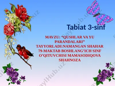 tabiat 3-sinf — PPTX