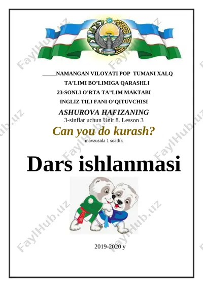 3-sinf 8. can you do kurash — DOCX