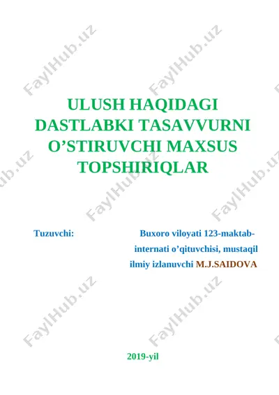 sonning ulushini — DOCX