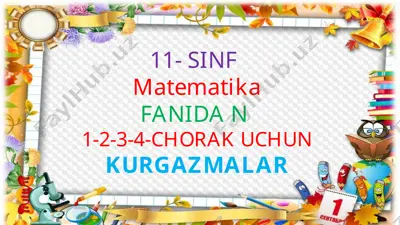 3-sinf tarqatmalari 2021 — PPTX